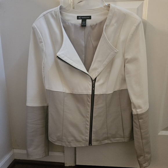 INC Faux Leather Jacket, large - Picture 1 of 16